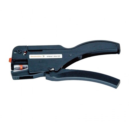 Cable stripper and crimping tool for wire end sleeves